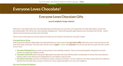 Desktop Screenshot of everyone-loves-chocolate.com